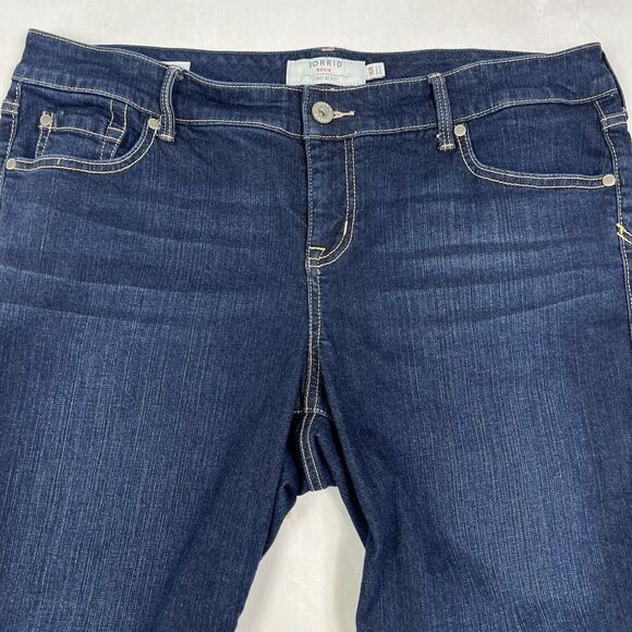 Torrid Classic Straight High Rise Stretch Jeans Women’s 16 R - Picture 3 of 11